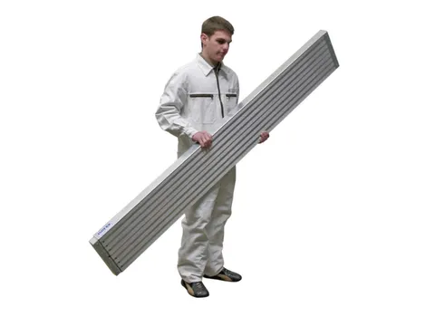 Telescopisch Bordes,V. Staande Ladder Met Sporten,Aluminium