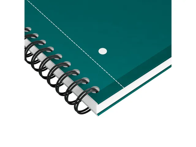 Spiraalblok Oxford International Notebook A4+ lijn Groen