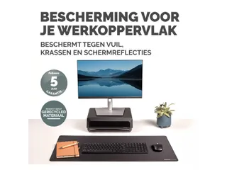 Bureau-onderlegger Fellowes Breyta zwart 80x40cm - 11