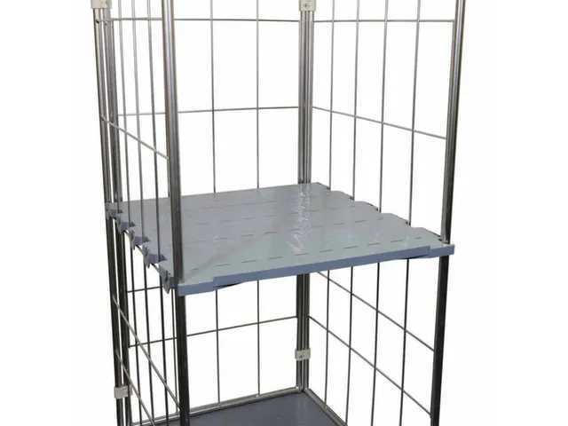 hygiënisch legbord,v. Gaasbox BxD 710x762mm,draagverm. 150kg,HDPE