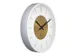 Wandklok NeXtime Retro II 25cm wit/goud metaal