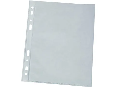 Geperforeerde Showtas A4 11-gaats Glashelder 100mic Doos 100 Stuks