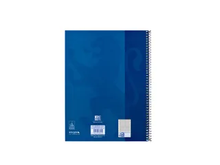 Collegeblok Oxford muziek A4+ 4-gaats 50vel blauw - 4