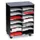 transportwagen,HxBxD 699x545x335mm,14vakken,romp grijs/zwart