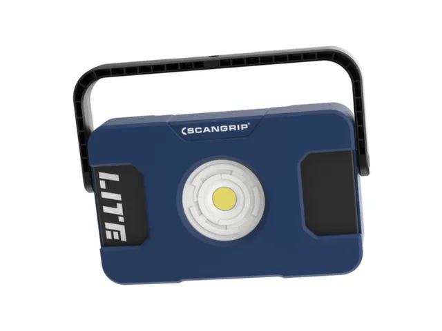 bouwlamp,behuizing kunststof,COB-led,1750-3500lumen,powerbank,support