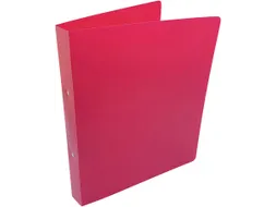 ringmap, voor ft A4, uit PP, 2 ringen van 25mm, roze