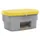 strooigoedbak,100l,HxBxD 460x975x705mm,PE,grijs,deksel geel