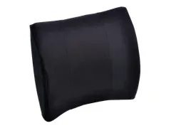 Ergonomische Rugsteun Vleugelvormig Stevig Foam 50mm Dik Zwart