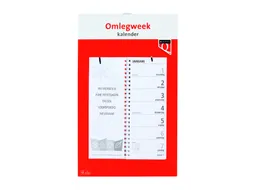 Weekomlegkalender 2027 Quantore
