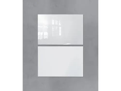Glasmagneetbord XL Sigel mat super wit 2000x1000x18mm 2 magn