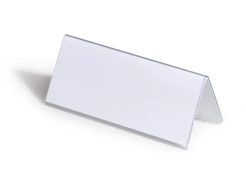 Tafelnaambord Durable 8050 61x150mm transparant