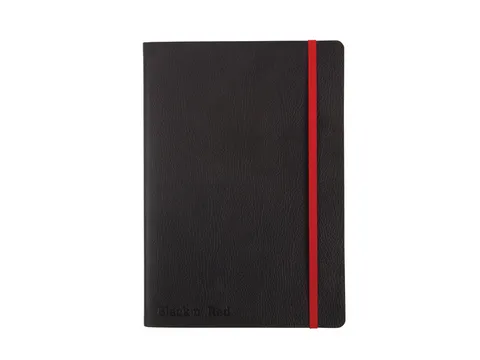 Notitieboek Oxford Black n' Red A5 business journal 72vel lijn