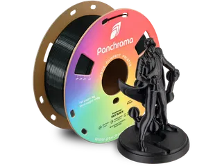 Polymaker 3D filament Panchroma PLA Silk 1,75 mm Zwart 1kg - 1