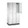 Dubbeldekse garderobekast,RAL 7035,HxBxD 1950x920x500mm,3x2vak.