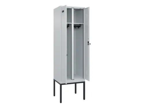 locker voor scheiding van kleding,HxBxD 2120x600x500mm,2vak