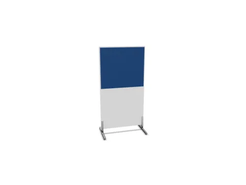 scheidingswand,HxB 1545x800mm,Bl-wit,BN6016-blauw