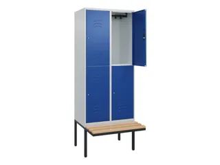 Dubbeldekse dekenkist,HxBxD 2120x800x815mm,2x2vak.,vak B 400mm - 2