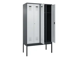 locker voor scheiding van kleding,HxBxD 2120x1200x500mm,4vak - 1