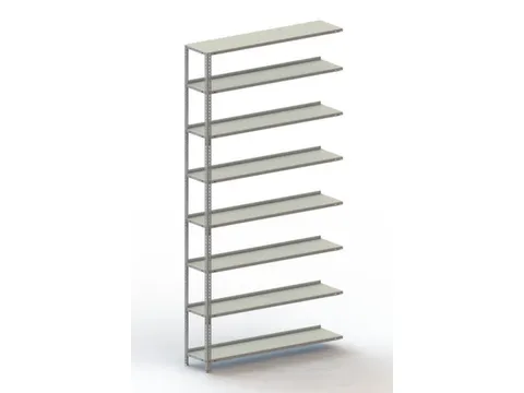 magazijnstelling,aanbouwveld,HxBxD 2500x1252x304mm,veldl. 800kg