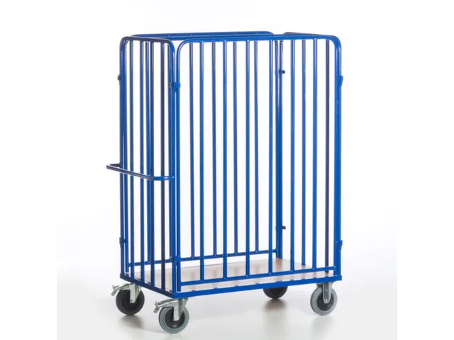 chariot de transport de colis,force 600kg,plateau Lxl 1200x740mm