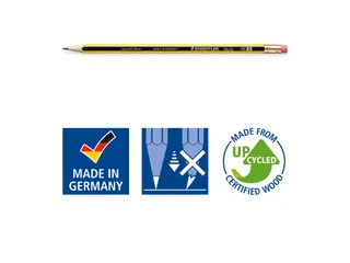 Potlood Staedtler Noris HB met gumtop - 11