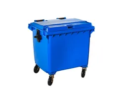 Contivia 4,vuilnisbak 4wielen 1100 L blauw