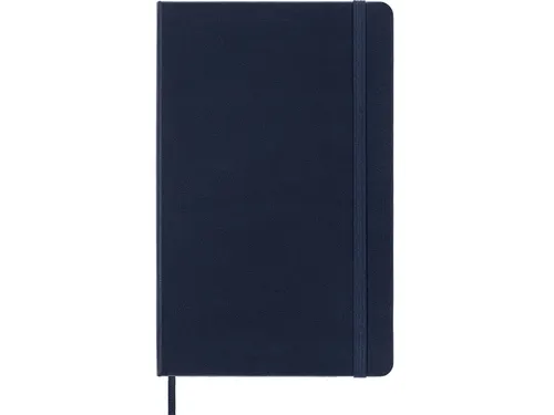 Notitieboek Moleskine large 130x210mm blanco hard cover sapphire blue