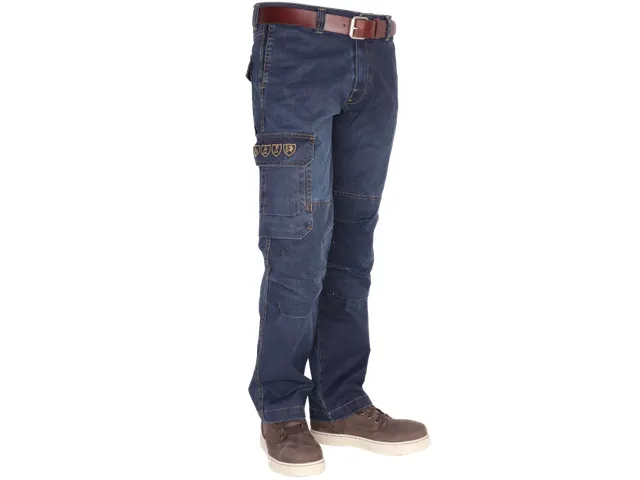 Crosshatch Toolbox FR/AST jeans, denim blauw, maat 32/36, per stuk