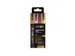 Verfstift Posca PC3M Fijne punt 0,9-1,3mm 4 stuks glitter kleuren warm