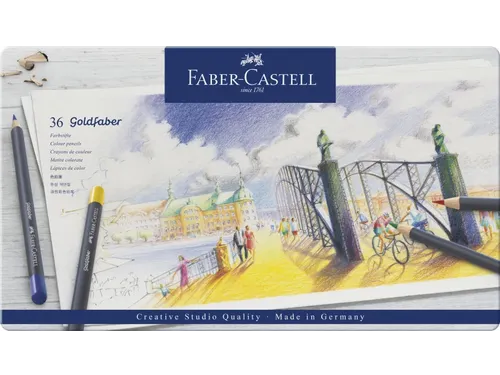 Kleurpotlood Faber-Castell Goldfaber etui à 36 stuks