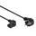Voedingskabel Zwart CEE 7/7 90° + C13 90° L=2.5m H05VV-F 3G1.0mm²