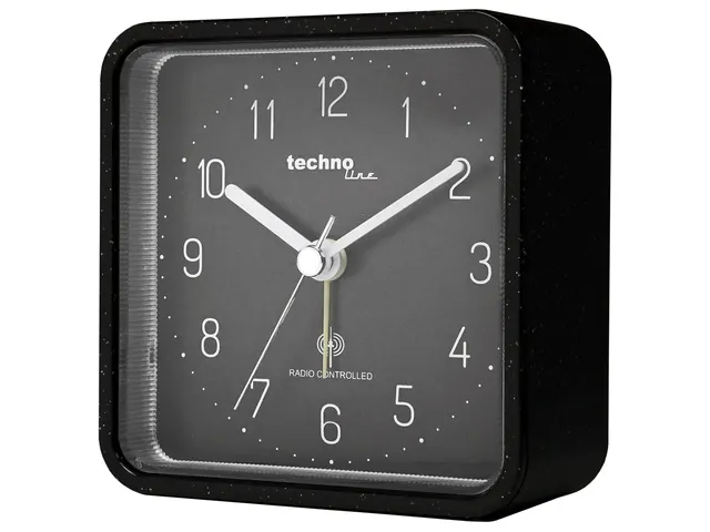 Réveil analogique Technoline WT 775 91x91x40mm Noir