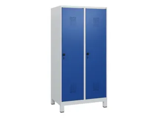 schoollocker,HxBxD 1630x800x500mm,2vak,vak B 400mm,draaigrendel,voeten - 2