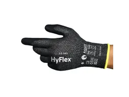 Ansell Hyflex 11-543 snijbestendige handschoenen, zwart, maat 9, per 1