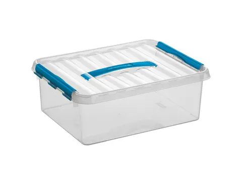 Q-line 12L Transparent + Bleu40 x 30 x 14 cm