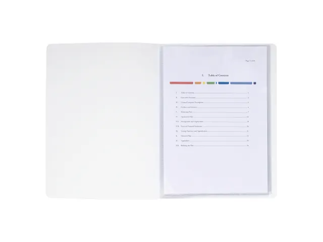 Protège-documents en polypropylène rigide Kreacover 20 vues - A4 - B