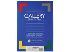 Gallery Witte Etiketten 99.1x33.9 mm Ronde Hoeken