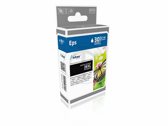 As15268 Astar Epson T2631 Xp Inkt Foto Zwart Hc Rebuilt 400 Pagina's