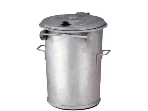 Staalverzinkte Afvalbak 90 Liter