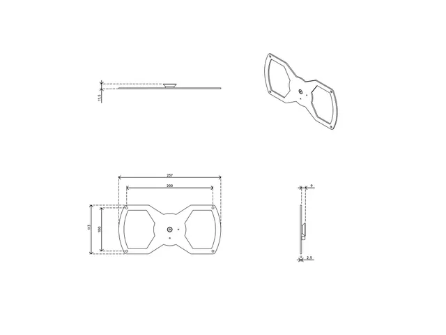 ViewLite VESA Montageplaat 020