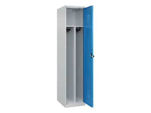 locker voor scheiding van kleding,HxBxD 1850x400x500mm,1vak