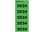 Rugetiket Leitz 2026 80mm groen 100st