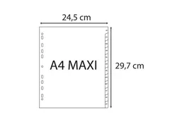 Bedrukte Tabbladen Grijs Polypropyleen jan-dec 12-Delig A4+ 23-Gaats