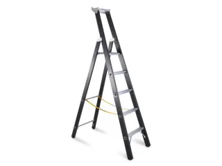 Zwaarlastladder Aluminium Boom L 2 15M 5Sporten Bordes H 1 33M - 1