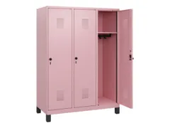 schoollocker,HxBxD 1630x1200x500mm,3vak,vak B 400mm,draaigrendel
