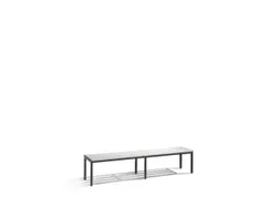 Omkleedbank L 1960Mm Pvc-Zitlatten Ral7021