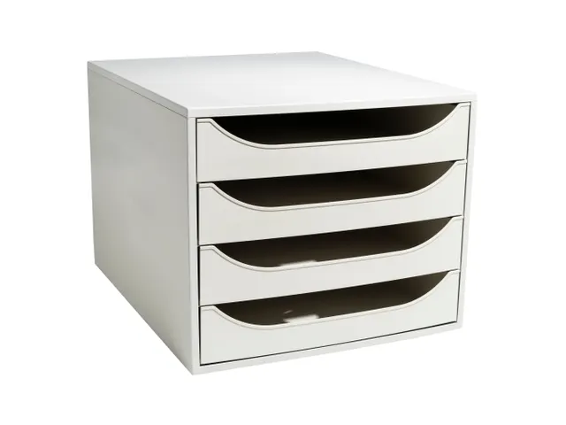 Ladenblok A4+ Ecobox Office 4 Laden Grijs