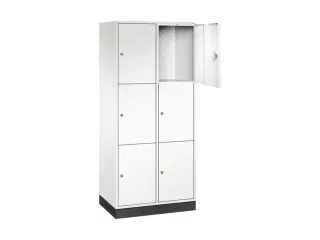 grootvolume-lockersysteem,HxBxD 1950x820x600mm,2x3vakken,cil.-slot - 1