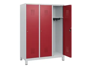 schoollocker,HxBxD 1630x1200x500mm,3vak,vak B 400mm,cil.-slot,voeten - 1