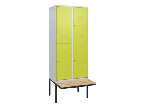 Dubbeldekse dekenkist,HxBxD 2120x800x815mm,2x2vak.,vak B 400mm